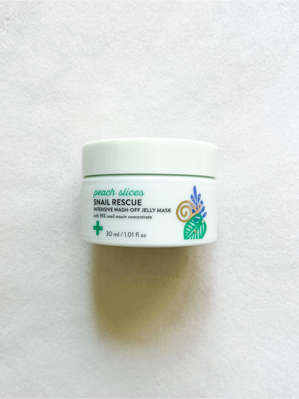Peach Slices Snail Rescue Intensive Wash-Off Jelly Mask